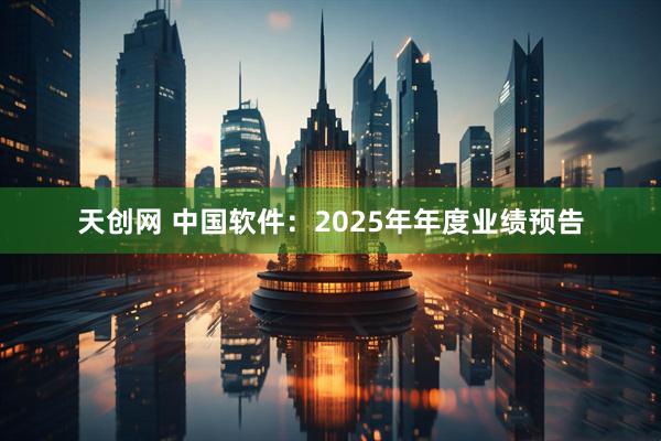 天创网 中国软件：2025年年度业绩预告